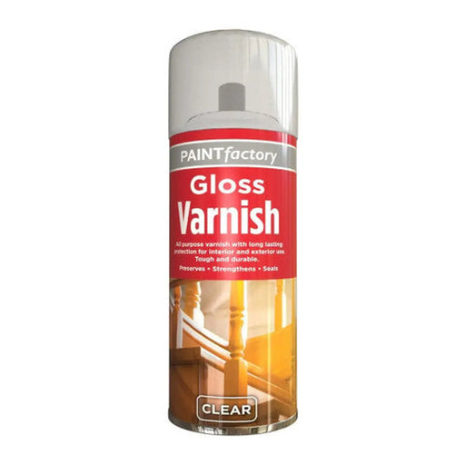Paint Factory Gloss Varnish Paint (400ml) - Pack of 12