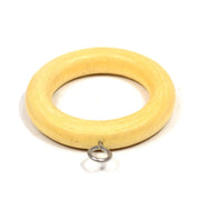 Renaissance Wooden Curtain Rings Natural 28mm 4pk - Pack of 10