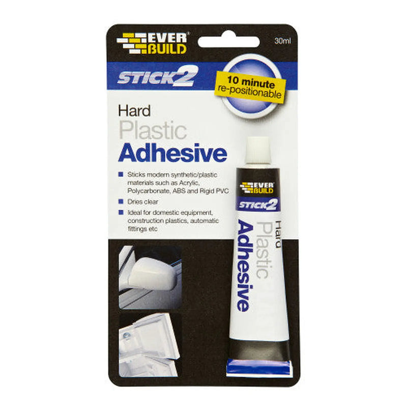 EverBuild Hard Plastic Adhesive, 30ml - Pack of 10
