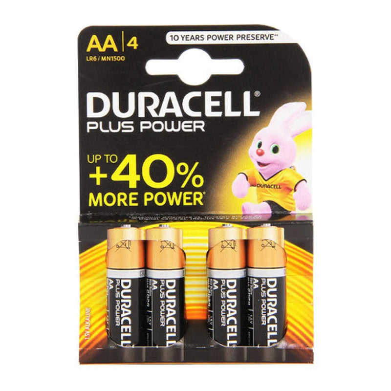 Duracell AA Batteries, 4 Pack - Pack of 10