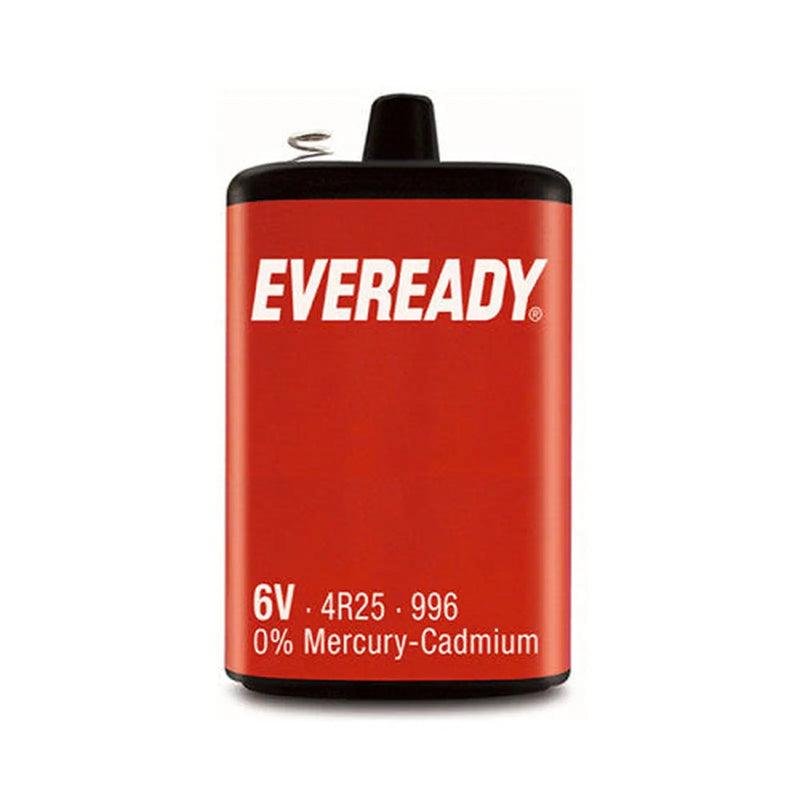 Eveready Zinc PJ996 6V Battery, Single - Pack of 6