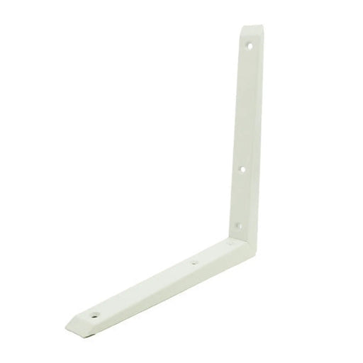 Mitred Shelf Brackets, White Finish, 200mm - Pack of 10