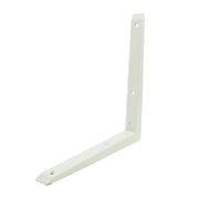 Mitred Shelf Brackets, White Finish, 350mm - Pack of 10