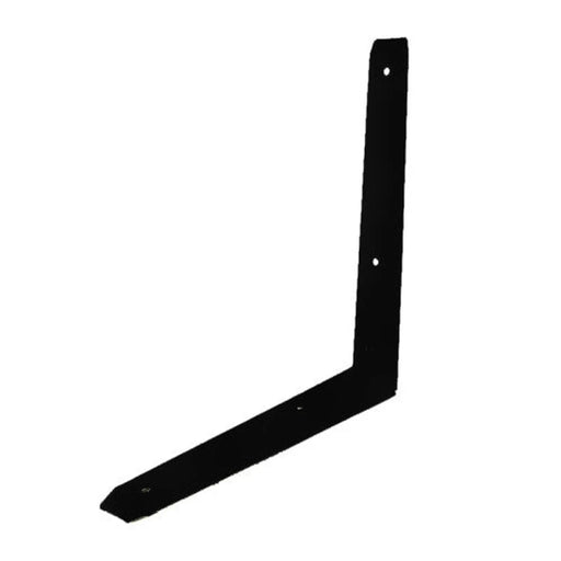 Mitred Shelf Brackets, Black Finish, 200mm - Pack of 10