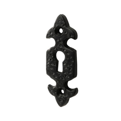 Fleur De Lys Escutcheon, Black 75mm - Pack of 20
