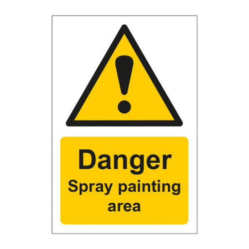 Danger spray painting area - SAPP (200 x 300mm) - Min Order 2
