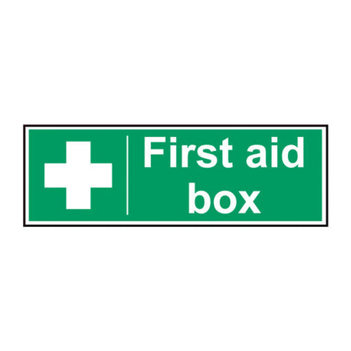 First aid box - Self Adhesive PP (300 x 100mm) - Min Order 4