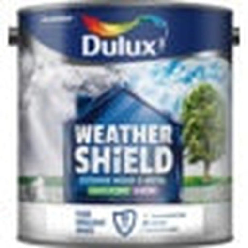 Dulux Weathershield Quick Dry Satin 2.5L Pure Brilliant White