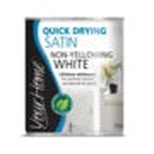 Your Home Quick Drying Satin 750ml Brilliant White