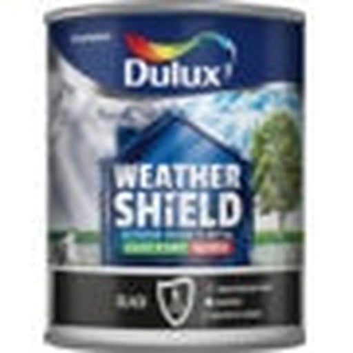 Dulux Weathershield Exterior Quick Dry Gloss 750ml Black