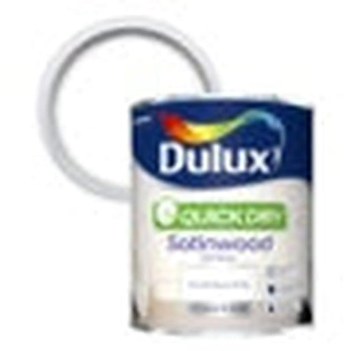 Dulux Quick Dry Satinwood 750ml Pure Brilliant White