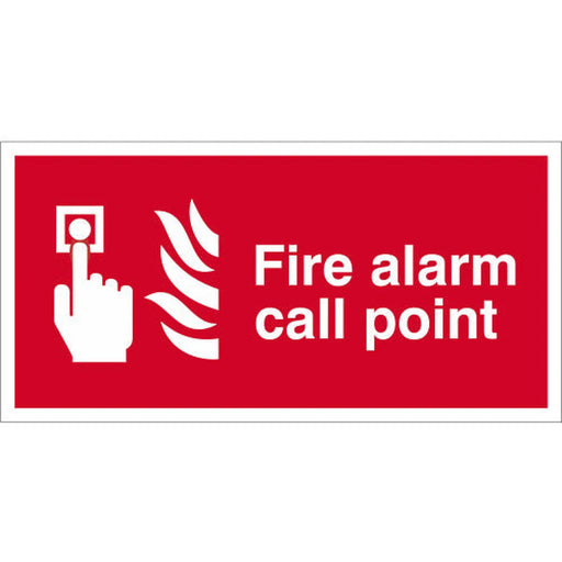 Fire alarm call point 1.2mm Recyclable PP (100 x 200mm) - Min Order 2
