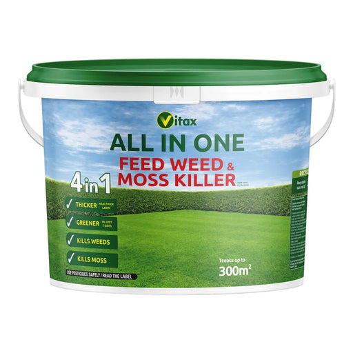 Vitax All In One Feed Weed & Moss Killer 300sqm Tub