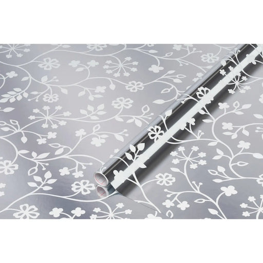 d-c-fix® Self Adhesive Film - Metallic Flower Tendril 45cm x 1.5m
