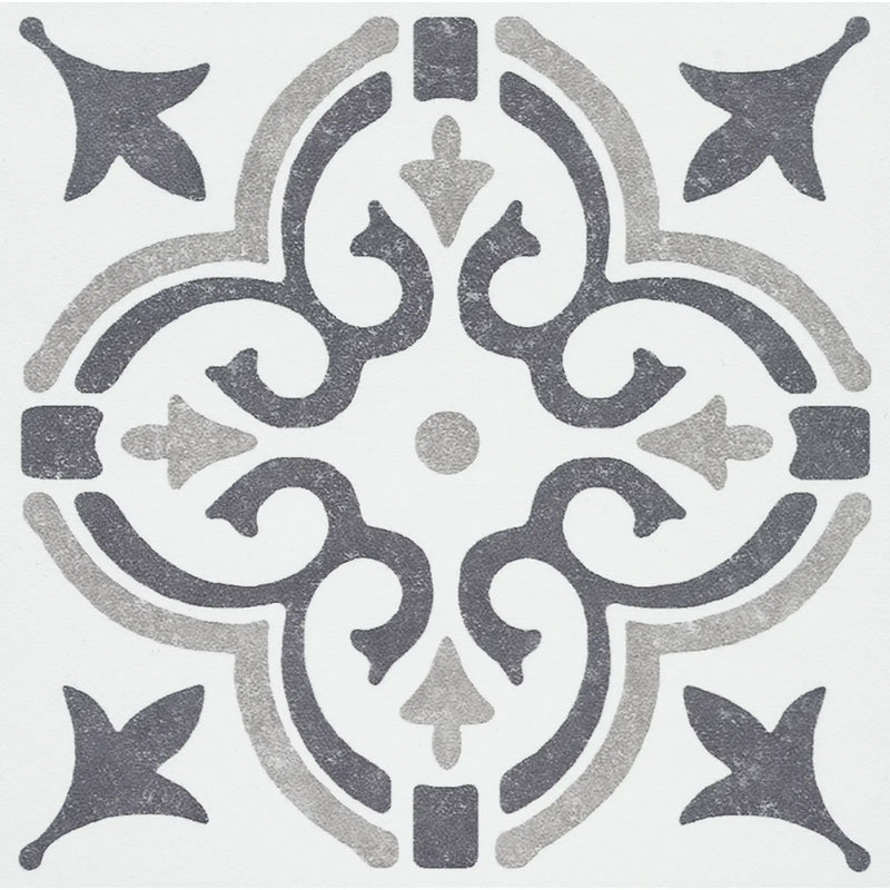 d-c-fix® Self Adhesive Wall Tile Jamila Grey 15cm x 15cm / Pack Of 6