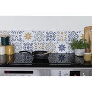 d-c-fix® Self Adhesive Wall Tile Jamila Grey 15cm x 15cm / Pack Of 6