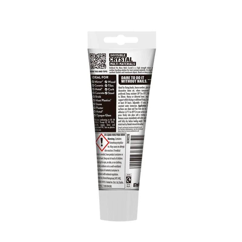 UniBond No More Nails Crystal Small Tube