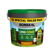 Ronseal One Coat Shed & Fence Protection 12L Harvest Gold