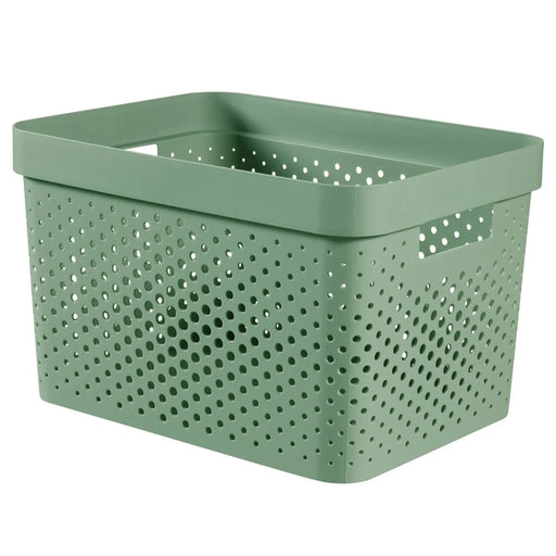 Curver Infinity Dots Box 17L Shale Green