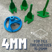 Tilerite Big Spin Levelling System Kit 4mm