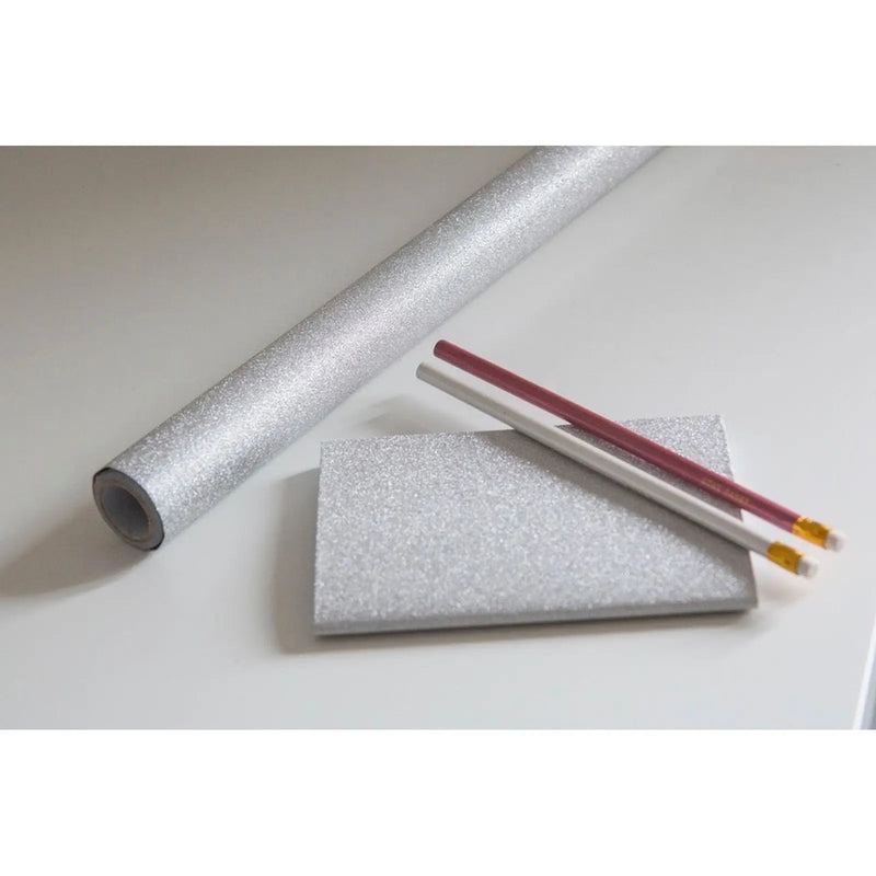 d-c-fix® Self Adhesive Film - Glitter Silver 67.5cm