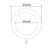 Jones Interiors Shore 35mm Wood Curtain Pole Kit Black 150cm