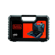 Black & Decker Mixed Accessory Set 80 Piece