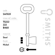 Smiths Locks Legge H Mortice Key Blank 10 Pack