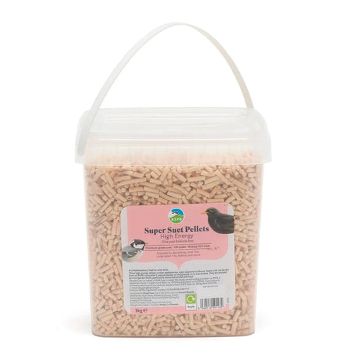 Rspb Super Suet Pellets High Energy 3kg Tub