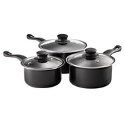 Mtk Housewares Non-Stick Sauce Pan Set 3 Piece