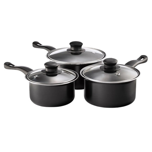 Mtk Housewares Non-Stick Sauce Pan Set 3 Piece