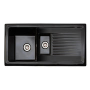 Reginox Black Ceramic Reversible Sink 1.5 Bowl
