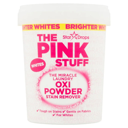The Pink Stuff Oxi Powder Stain Remover Whites 1kg
