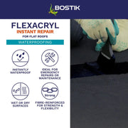 Bostik Flexacryl Instant Repair 1kg Black