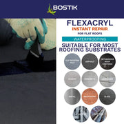 Bostik Flexacryl Instant Repair 1kg Black