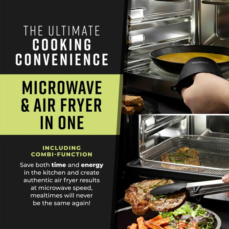 Tower Black Vortx Microwave Air Fryer 26L