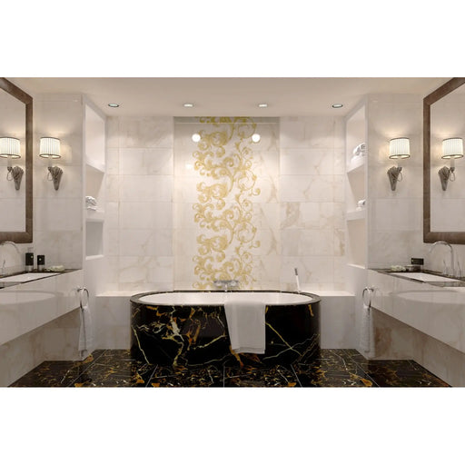 Golden Tile Saint Laurent Marble Wall Tile 300 x 600 x 9mm 1.44m2