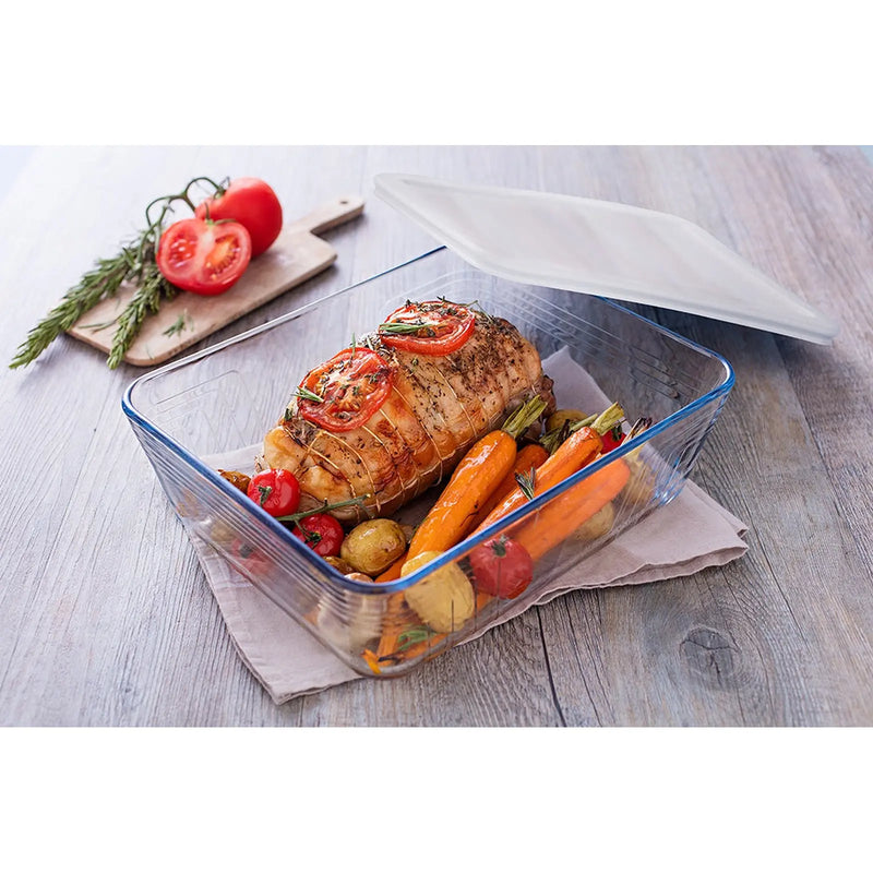 Pyrex Cook & Freeze Glass Dish with Lid 1.5L