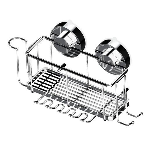 Blue Canyon Gecko Rack & Toothbrush Holder Silver