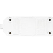 Masterplug Twin Extension Socket White