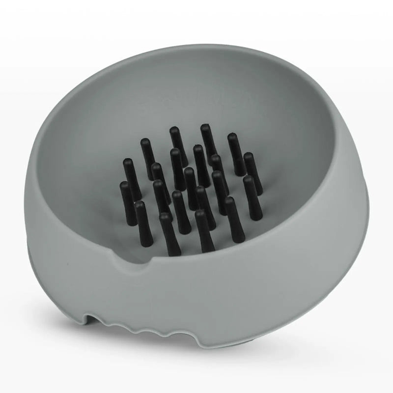 Slow Muncher Large Dog Bowl Grey External: 270mm Internal: 220mm