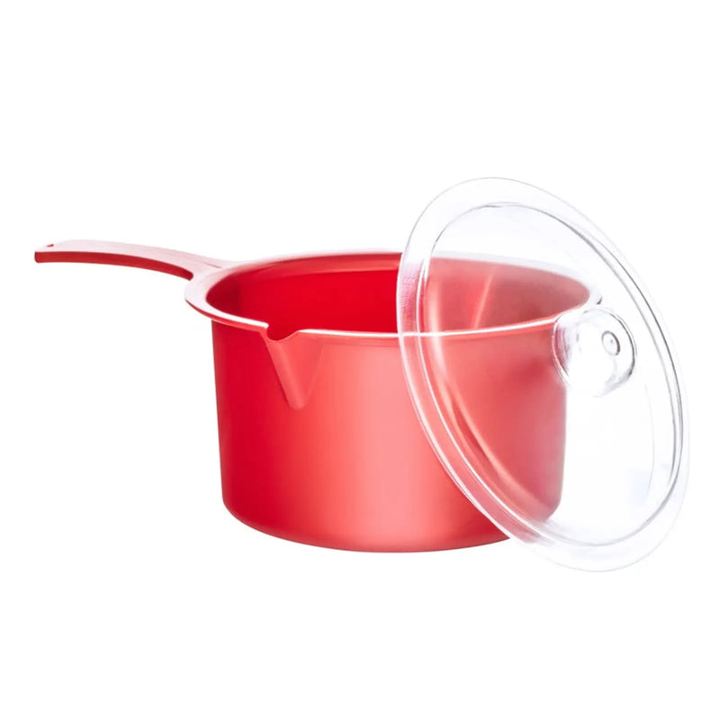 Pendeford Red Sauce Pan & Lid Small 0.5L