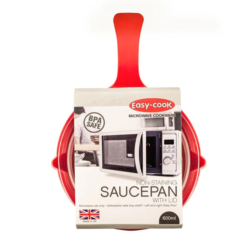Pendeford Red Sauce Pan & Lid Small 0.5L