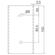 Picardy Fence Post Extender 75x75mm