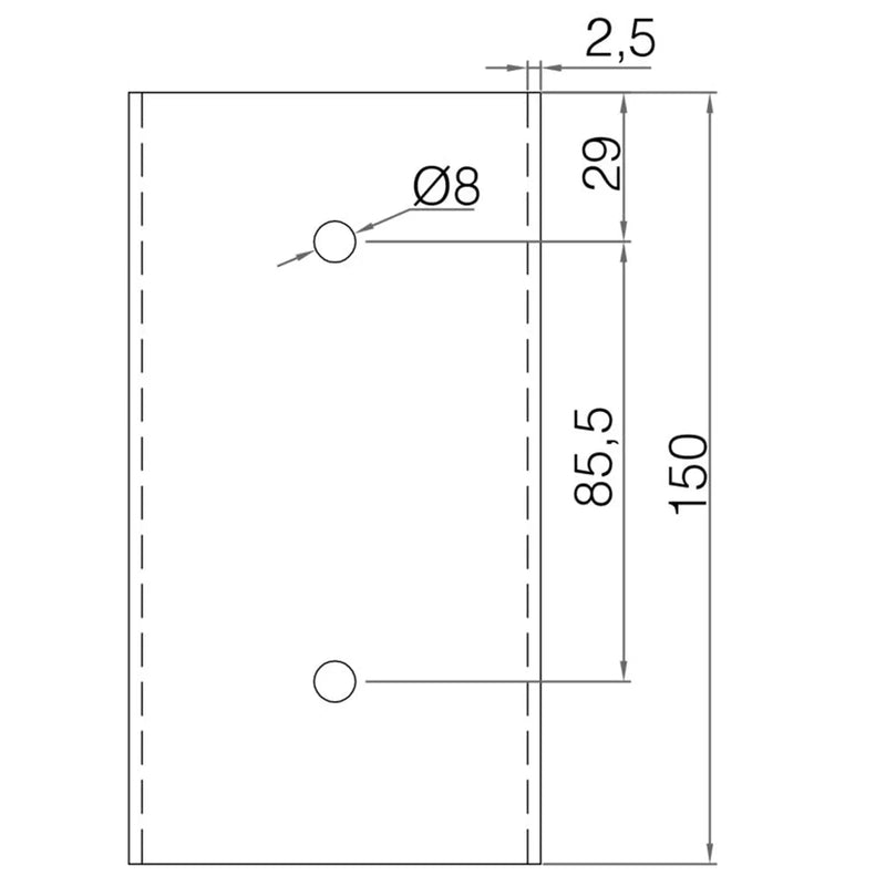 Picardy Fence Post Extender 75x75mm