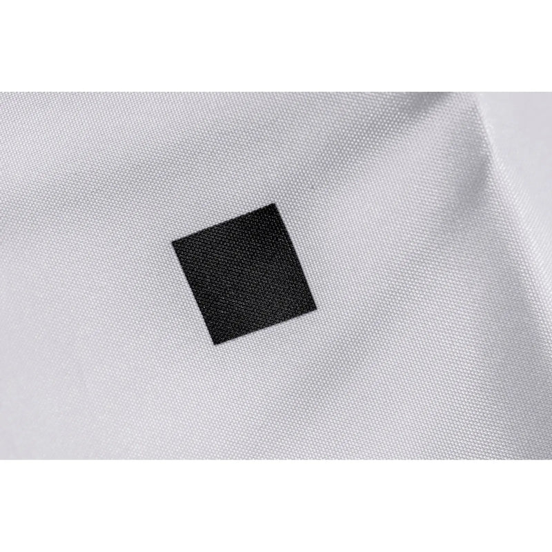 Croydex Shower Curtain 1800mm White, Black Squares & Dots