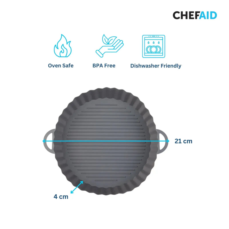 Chef Aid Silicone Air Fryer Liner Round