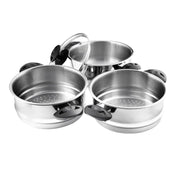 Pendeford Stainless Steel Collection 3 Tier Steamer 20cm