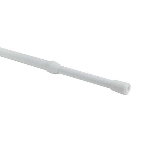 Woodside Extendable Metal Tension Rod White 100-150cm 10-13mm