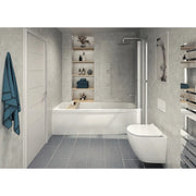 Perform Panel Bathroom & Shower Panel 2400mm x 600mm Cloudy Marble